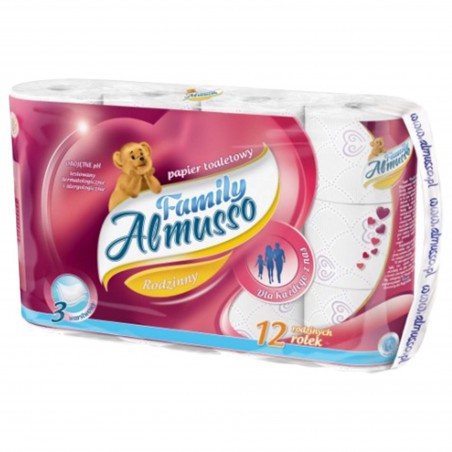 TP 3vr Family Almusso celulóza 15m | Papírové a hygienické výrobky - Toaletní papíry - Vícevrstvý TP 3vr Family Almusso celulóza 15m | Papírové a hygienické výrobky - Toaletní papíry - Vícevrstvý